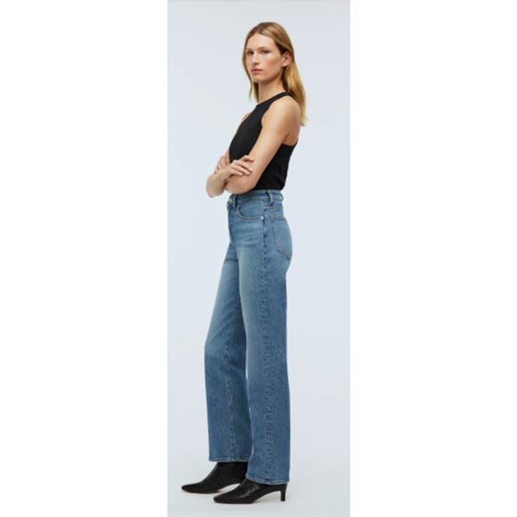 Madewell 90's Straight Jean Denim in Randall Wash Size 25 - Picture 5 of 13